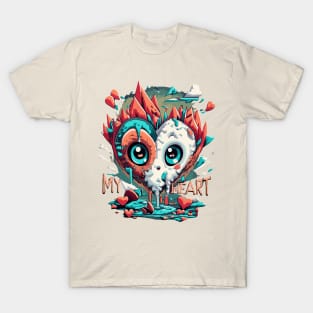 my half frozen heart T-Shirt